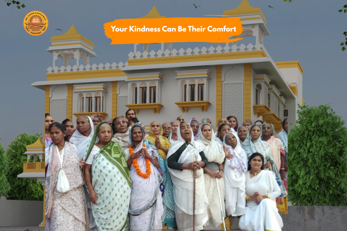 Help build a safe shelter home for  150 homeless mataji in vrindavan.